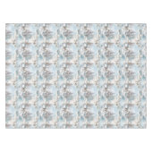 Schneewaldlandschaft im Winter Tischdecke (Vorderseite (Horizontal))