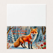 Schneewaldnatur (Außenseite Aufgefaltet)