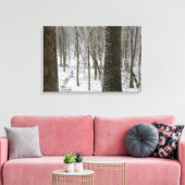 Schneewaldszene Leinwanddruck (Insitu (Wohnzimmer))