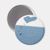 Schneewanderungen Magnet (Vorderseite/Rückseite)