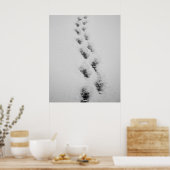 Schneewanderungen Poster (Küche)