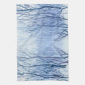 Schneeweg im Wald Küchentuch (Vertikal)