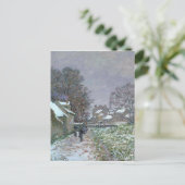 Schneeweg in Argenteuil Postkarte (Stehend Vorderseite)
