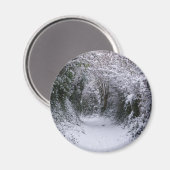 Schneeweg Magnet (Vorderseite/Rückseite)