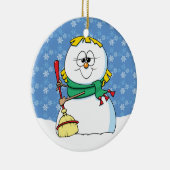 Schneeweibliche Ornament (Rechts)