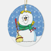 Schneeweibliche Ornament (Links)