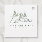 Schneeweihdorf Geschenkanhänger (Rückseite)