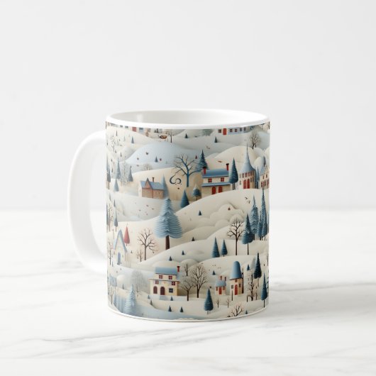 Schneeweihdorf Kaffeetasse (Vorderseite Links)