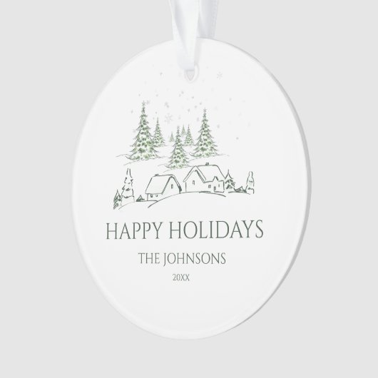 Schneeweihdorf Ornament (Vorderseite)