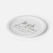 Schneeweihdorf Pappteller (Schrägansicht)