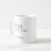 Schneeweihdorf Personalisiert Kaffeetasse (Vorderseite Links)