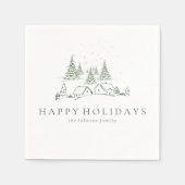 Schneeweihdorf Serviette (Vorderseite)