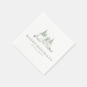 Schneeweihdorf Serviette (Ecke)