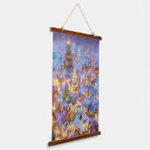 Schneeweihdorf Wandteppich Mit Holzrahmen (Gewinkelt)