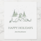 Schneeweihdorf Weinetikett (Einzelnes Label)