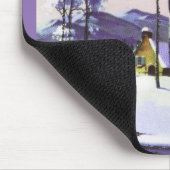 Schneeweihnacht Mousepad (Ecke)