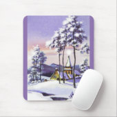 Schneeweihnacht Mousepad (Mit Mouse)
