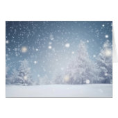 Schneeweihnachtliche Winterlandschaft (Vorderseite (Horizontal))