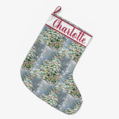 Schneeweihnachtsbaum Großer Weihnachtsstrumpf (Vorderansicht (hängend))