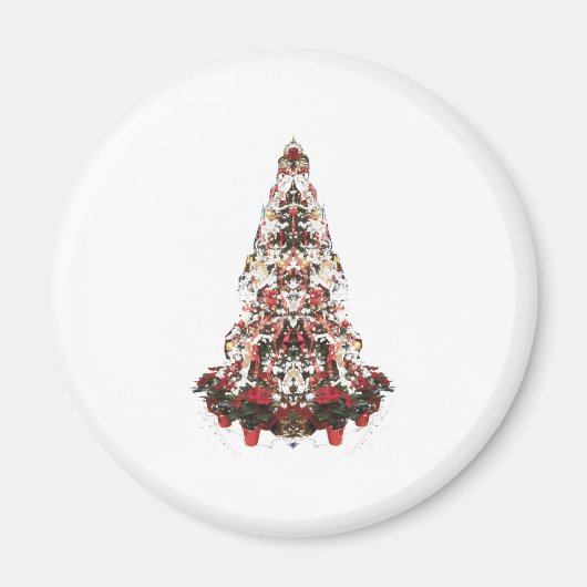 Schneeweihnachtsbaum Magnet (Vorne)