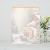 Schneeweihnachtsfest (Stehend Vorderseite)