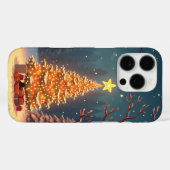 Schneeweihnachtsforst Case-Mate iPhone Hülle (Rückseite (Horizontal))