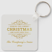 Schneeweihnachtsgnome und die Schlittengeschenke d Schlüsselanhänger (Rückseite)