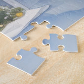 Schneeweihnachtshaus Wintermalerei Wasserfarbe Puzzle (Seite)