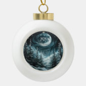 Schneeweihnachtswald mit Big Moon Ornament Coll (Vorderseite)