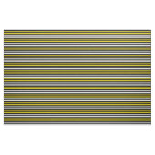 Schneeweiß, gelbes Gold, schwarzer Stift Mitternac Stoff (Yard (91,4 cm))