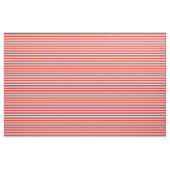 Schneeweiß, Hellrot, Streifen Stoff (Yard (91,4 cm))