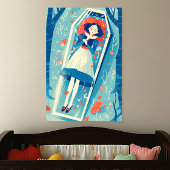 Schneeweiß in Glascoffin Poster