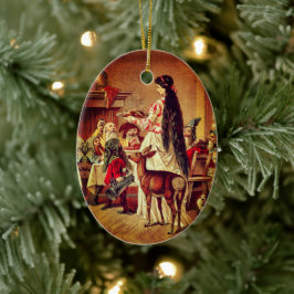 Schneeweiß - Märchen - Grimm Keramik Ornament