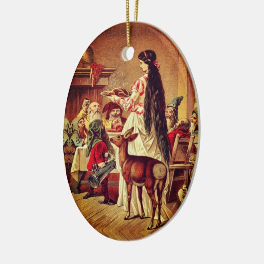Schneeweiß - Märchen - Grimm Keramik Ornament (Links)
