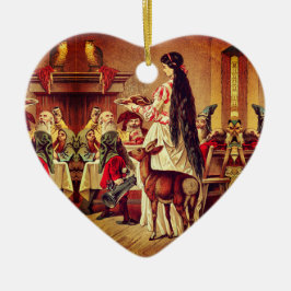 Schneeweiß - Märchen - Grimm Keramik Ornament
