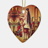 Schneeweiß - Märchen - Grimm Keramik Ornament (Links)