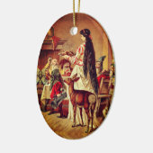 Schneeweiß - Märchen - Grimm Keramik Ornament (Links)