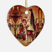 Schneeweiß - Märchen - Grimm Keramik Ornament (Rechts)