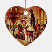 Schneeweiß - Märchen - Grimm Keramik Ornament (Hinten)