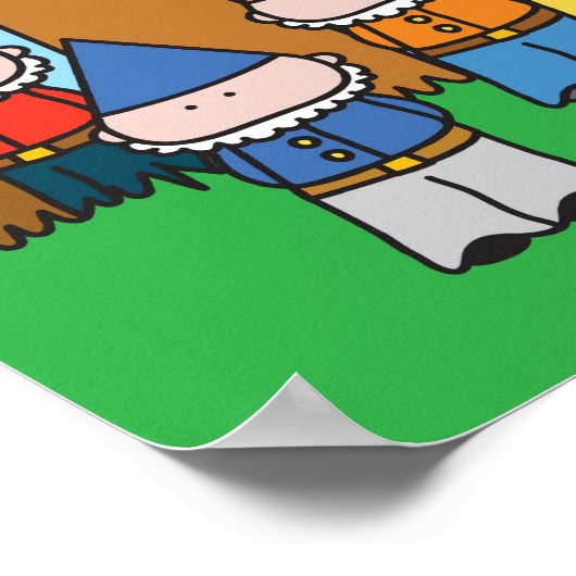 Schneeweiß - Poster (Ecke)