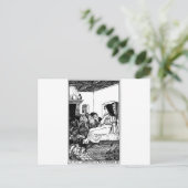 schneeweiß postkarte (Stehend Vorderseite)