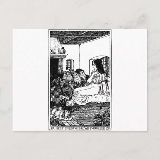 schneeweiß postkarte (Vorderseite)