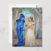 Schneeweiß (Postkarte) Postkarte (Vorne/Hinten)