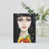 Schneeweiß und die Poison-Apple-Postkarte Postkarte (Stehend Vorderseite)