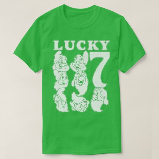 Schneeweiß und die sieben Zwerge Lucky Sieben Zwer T-Shirt (Design vorne)