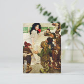 Schneeweiß und die sieben Zwerge Postkarte (Stehend Vorderseite)