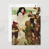 Schneeweiß und die sieben Zwerge Postkarte (Vorne/Hinten)