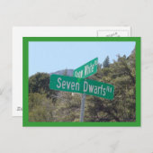 Schneeweiß und sieben Zwerge Postkarte (Vorne/Hinten)