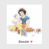 Schneeweißaufkleber Aufkleber (Blatt)