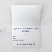 Schneeweiße Einladung (Innenseite)